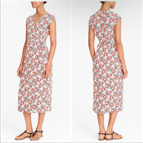 J.Crew Easy Wrap Dress 100%Viscose size XXS - Picture 7 of 7